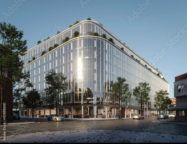 Obraz office building