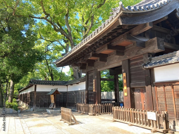 Obraz 徳川美術館 徳川園 黒門 名古屋