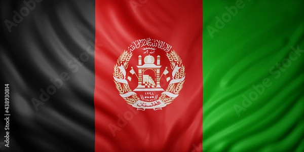 Obraz Afghanistan 3d flag