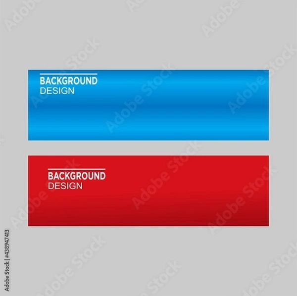 Fototapeta A simple and elegant gradient background design with blue and red colors suitable for your business