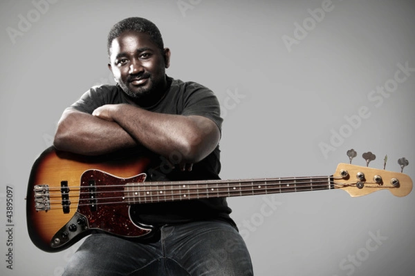 Obraz bass player