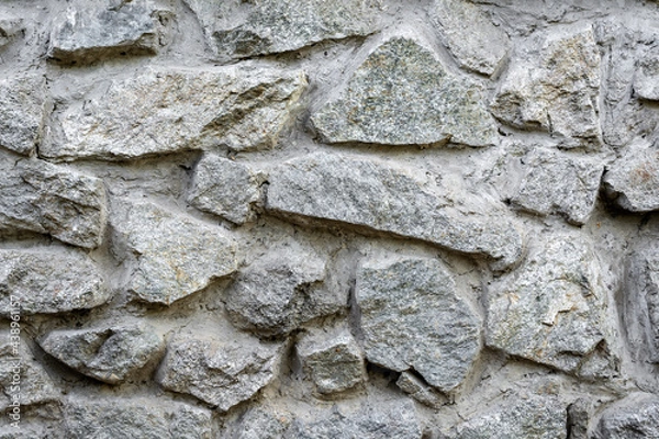 Obraz Stone wall grey material texture wall