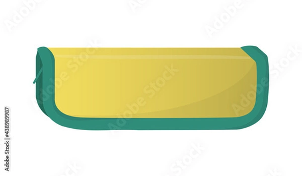 Obraz pencil case box vector isolated on white background
