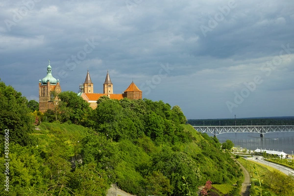 Obraz Wzgórze Tumskie w Płocku (wysoka szczegółowość)