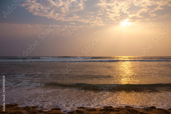 Fototapeta Sunset on the ocean