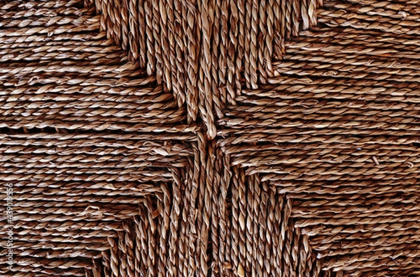 Obraz Wicker interior texture.