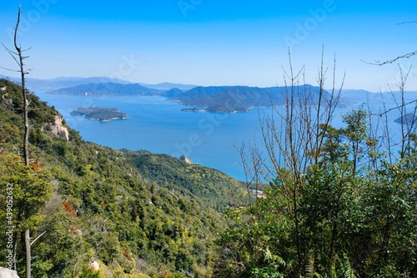 Fototapeta 安芸の宮島　弥山からの眺望