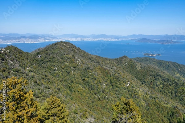 Fototapeta 安芸の宮島　弥山からの眺望