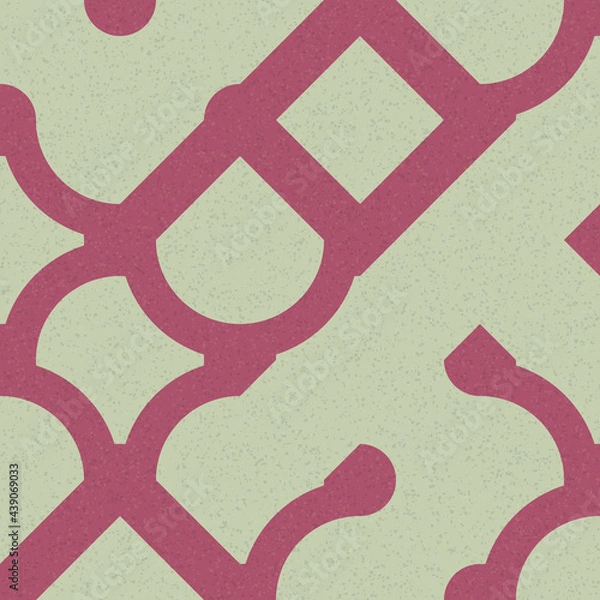 Fototapeta Abstract Geometric Pattern generative computational art illustration