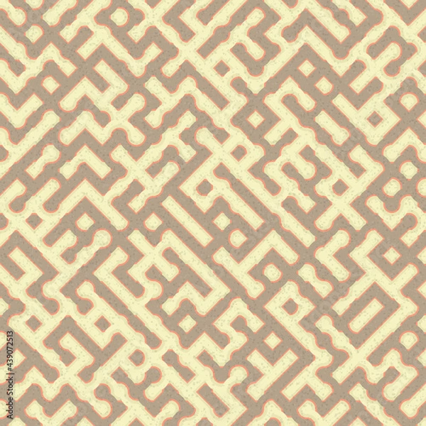 Obraz Abstract Geometric Pattern generative computational art illustration