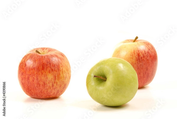 Obraz 2 manzanas rojas y verde