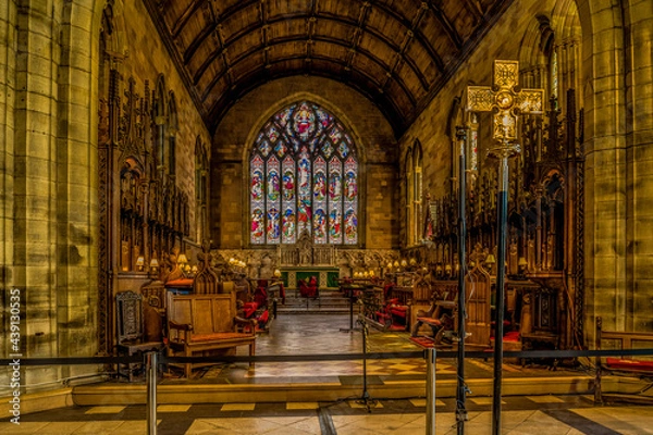 Obraz St. Asaph Cathedral, North Wales, UK