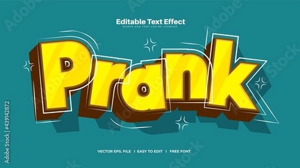 Fototapeta Prank Text Effect