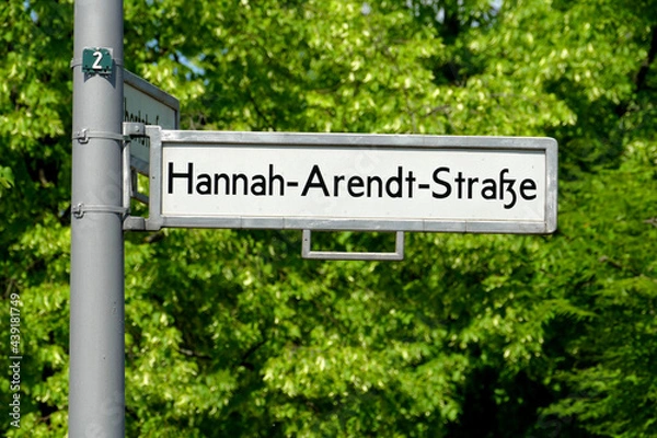 Obraz Hannah-Arendt-Strasse