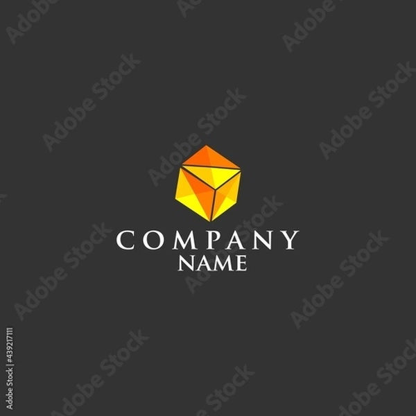 Fototapeta Company logo vector design is unique, simple and elegant
