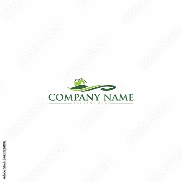 Fototapeta Simple and elegant farm logo