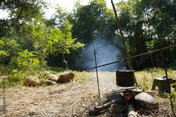 Obraz cooking in camp