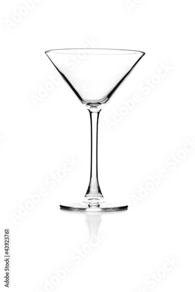 Obraz Empty martini glass