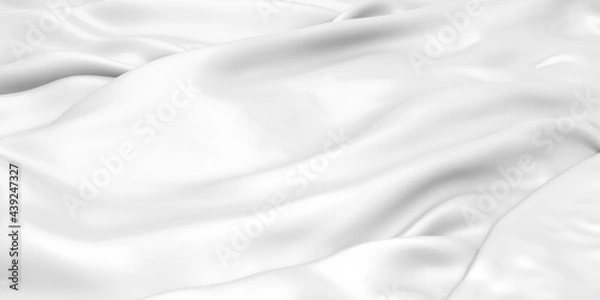 Fototapeta Abstract white fabric texture background