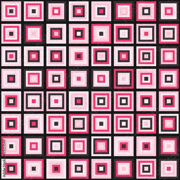 Obraz Abstract Geometric Pattern generative computational art illustration