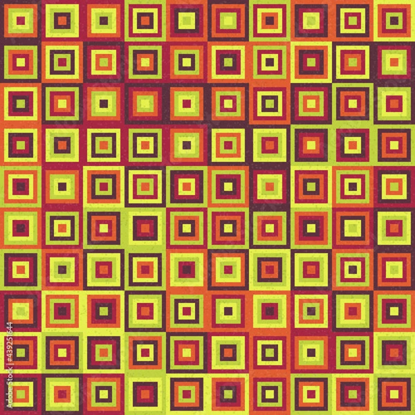 Fototapeta Abstract Geometric Pattern generative computational art illustration
