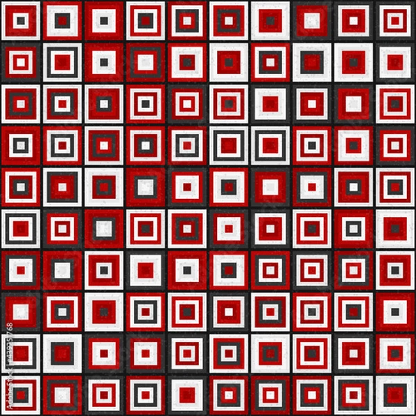 Obraz Abstract Geometric Pattern generative computational art illustration