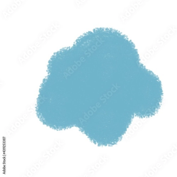 Obraz Blue spots on white background 