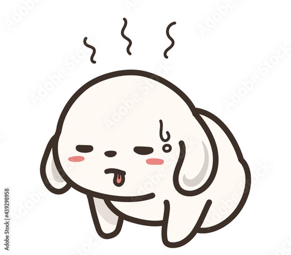 Obraz 体調不良の犬