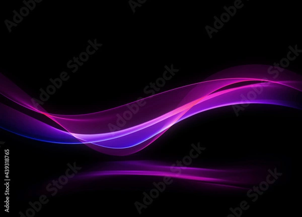 Obraz abstract purple wave background