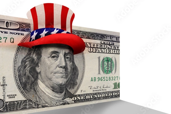 Fototapeta Benjamin Franklin Ready For a Party.