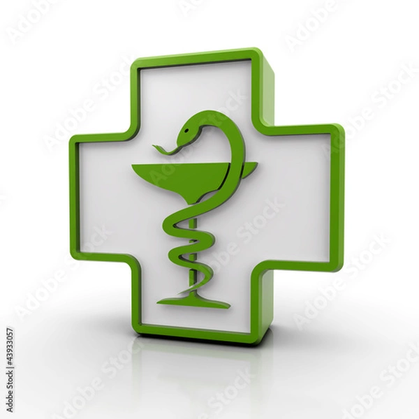 Obraz medical sign 3d