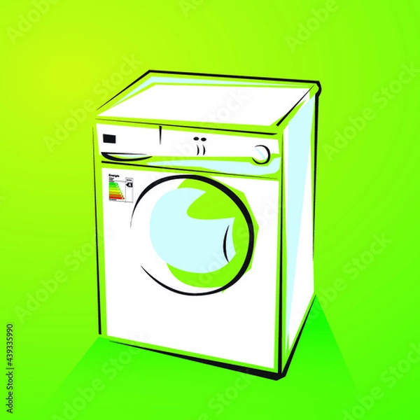 Obraz Lave-linge machine à laver
