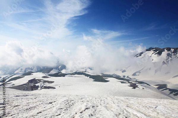 Obraz 室堂山より室堂平を望む