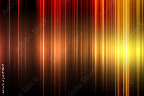 Obraz ストライプ状に輝くオレンジの光