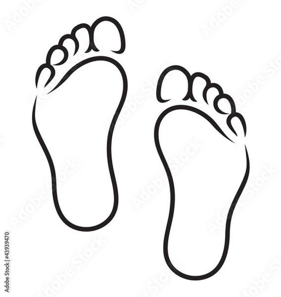Obraz foot symbol