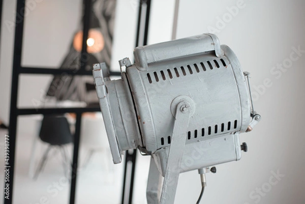 Obraz the spotlight stands in the studio