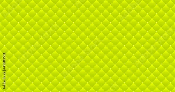 Obraz Yellow background with rhombuses. Seamless vector illustration. 