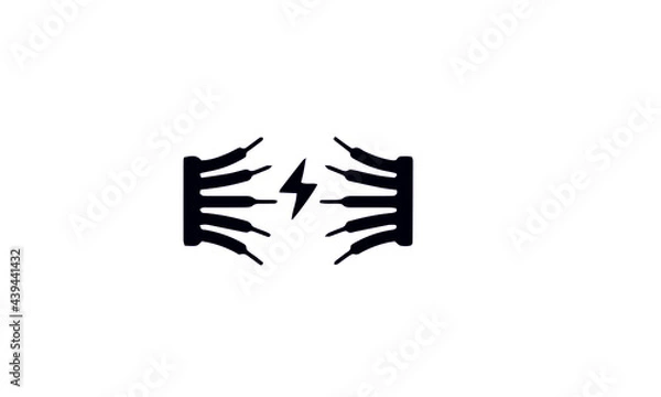 Fototapeta  Cable icon set vector design 