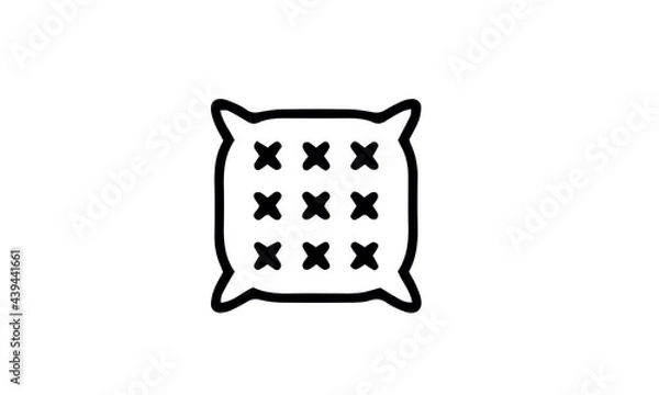 Fototapeta Fabric feature icon set vector design 