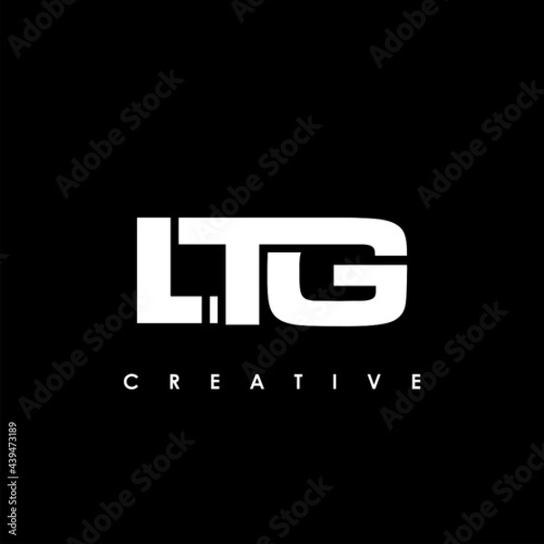 Obraz LTG Letter Initial Logo Design Template Vector Illustration