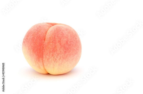 Obraz Brzoskwiniowe białe tło