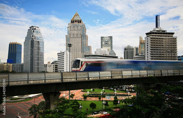 Obraz Bangkok BTS SkyTrain