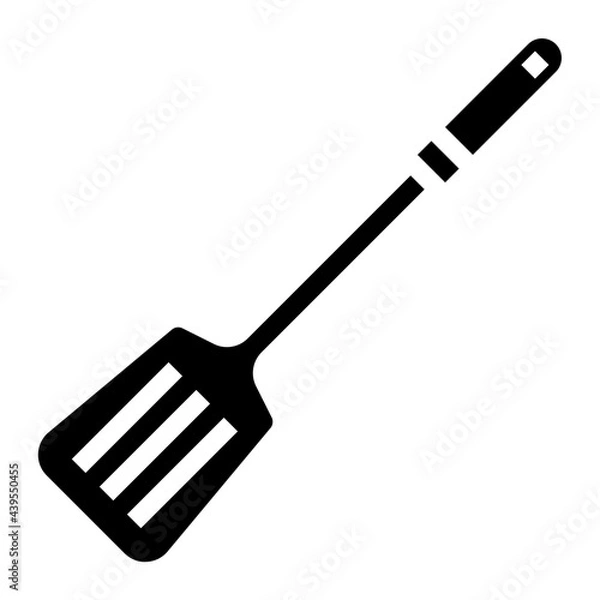Fototapeta spatula glyph icon