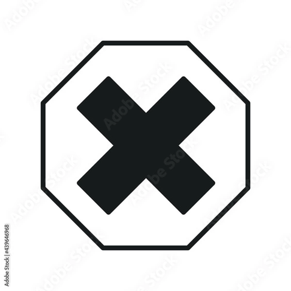 Fototapeta danger   icons symbol vector elements for infographic web