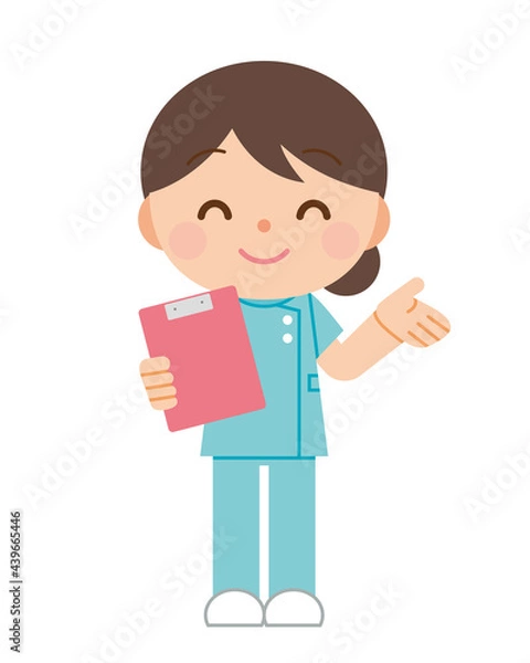 Fototapeta 笑顔の看護師 女性