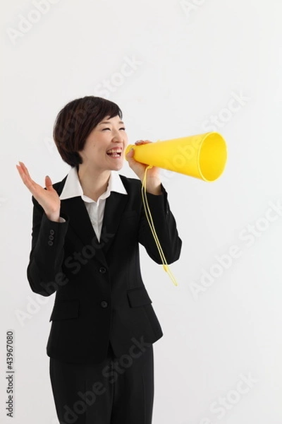 Fototapeta ビジネスウーマン応援