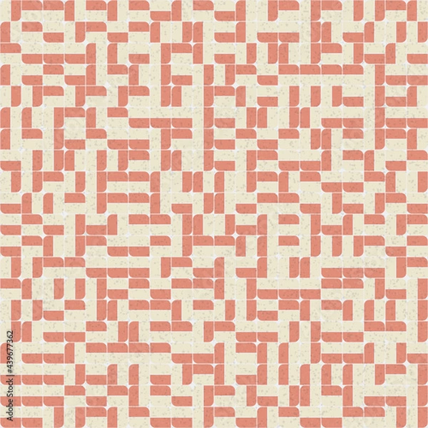 Fototapeta Abstract Geometric Pattern generative computational art illustration