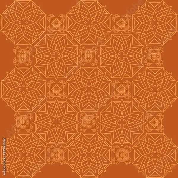Obraz seamless damask pattern