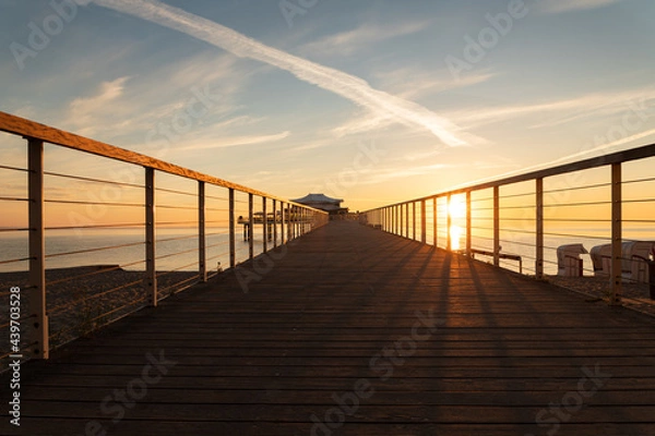 Obraz pier at sunset