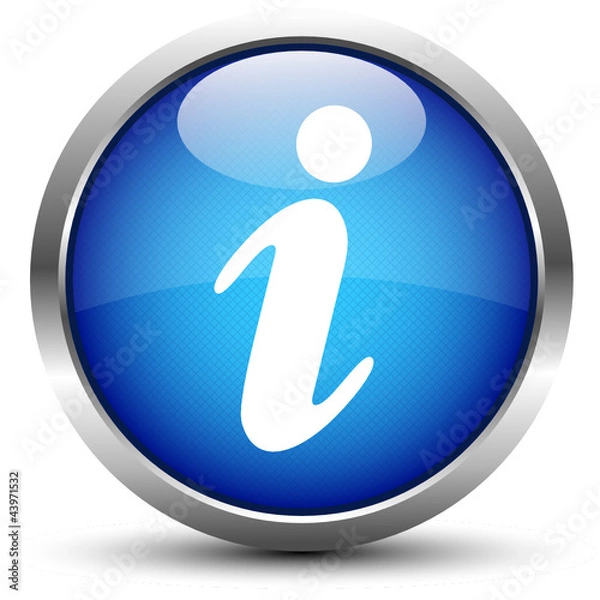 Fototapeta Information i Button